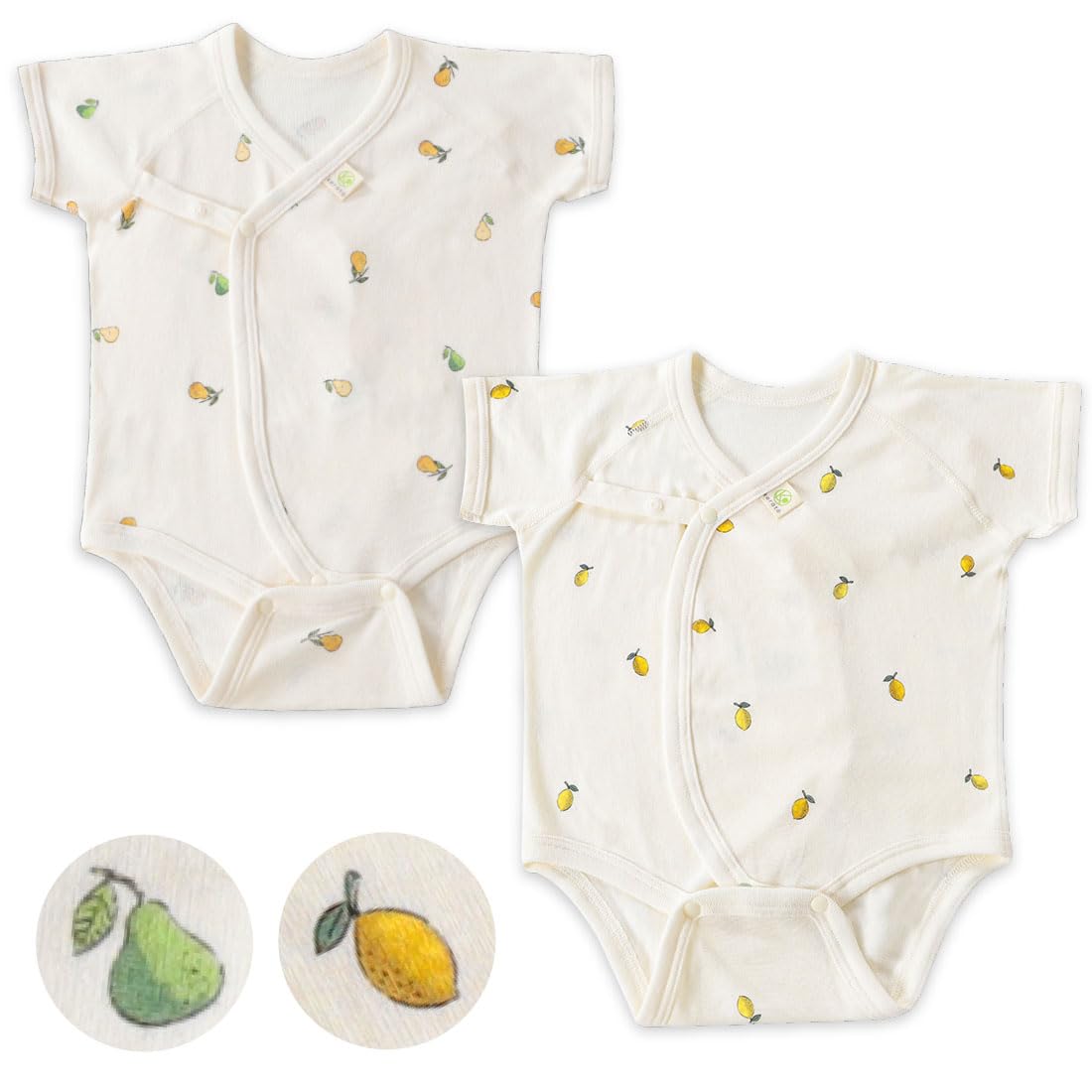 

Боди комбинезон детское нижнее белье с коротким рукавом 70% хлопок лето лимон вестерн [Keratta] 100% ([Набор 2] Груша)