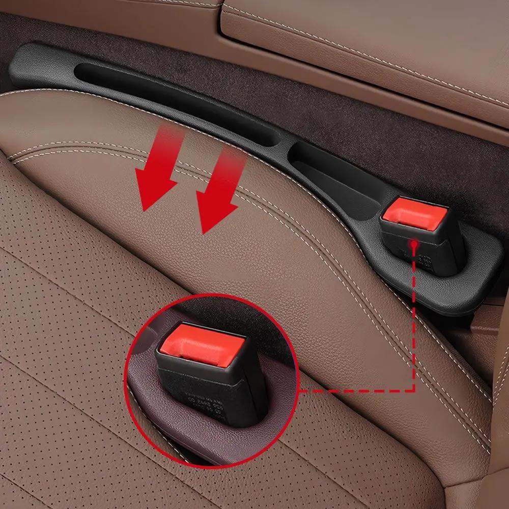 Car Seat Gap Filler - Universal Front Seat Crevice Organizer & Drop Stop Pad, Prevent Items from Falling Between Seats for Safe Driving