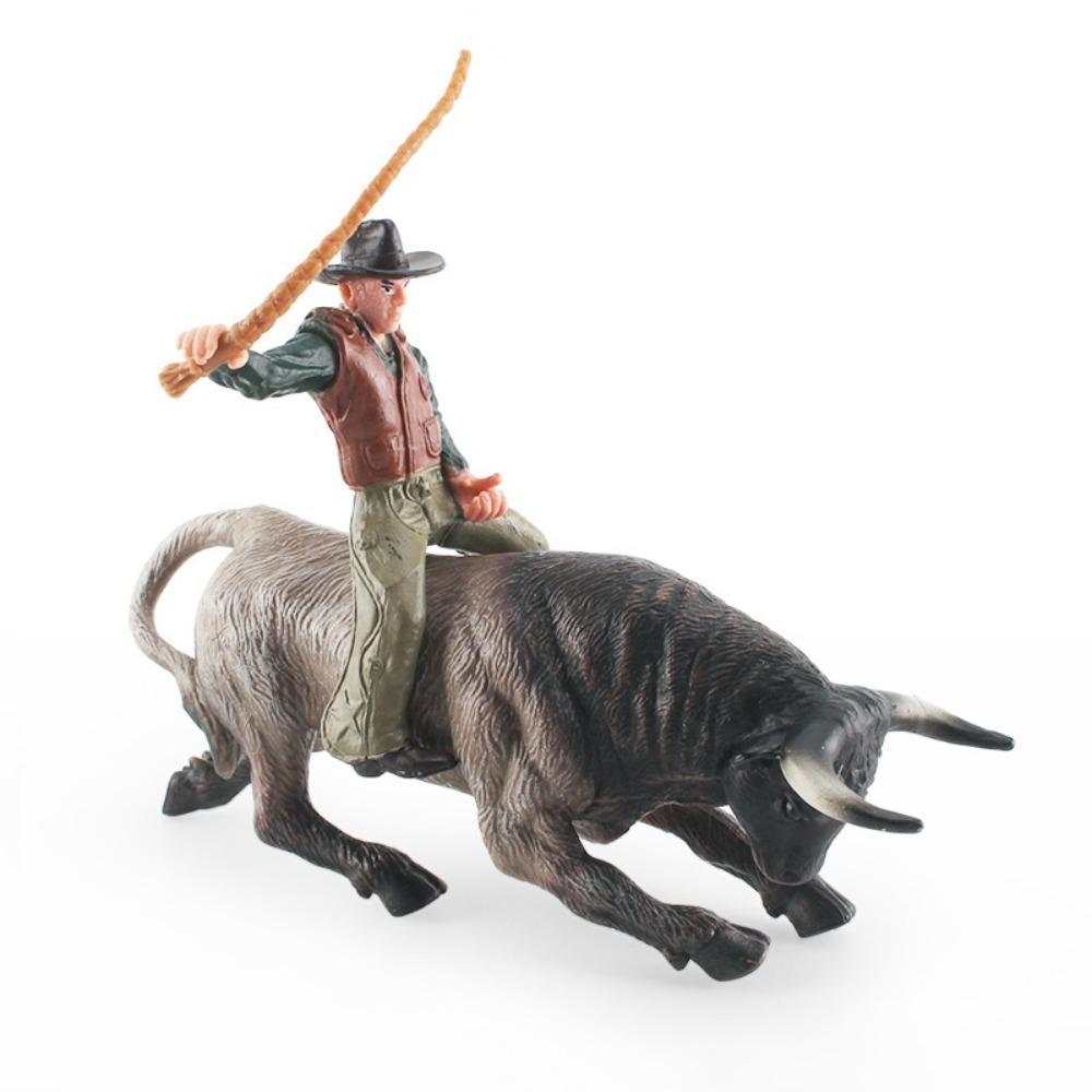 Farm Animals Poultry Cattle Model Simulation Calf Bull OX Figures  For Children
