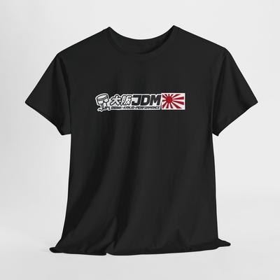 JDM Black T-Shirt – Unisex Japanese Car Culture Tee for Men or Women