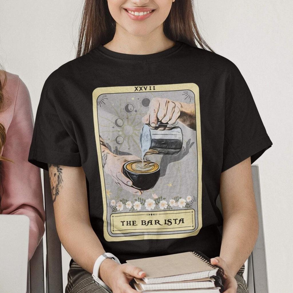 Barista Shirt, Barista Tarot Card Shirt, Barista Gifts Coffee Lover Gift Coffee