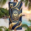Toalla de Playa de Secado Rápido Portsmouth FC Impresa Microfibra Absorbente Portátil de Viaje Toalla de Natación