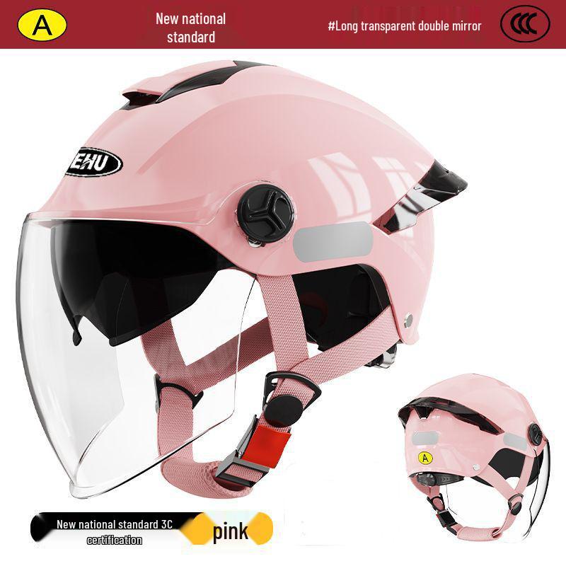 3C Certified Electric Vehicle Helmet, All-Season Half Helmet for Men and Women