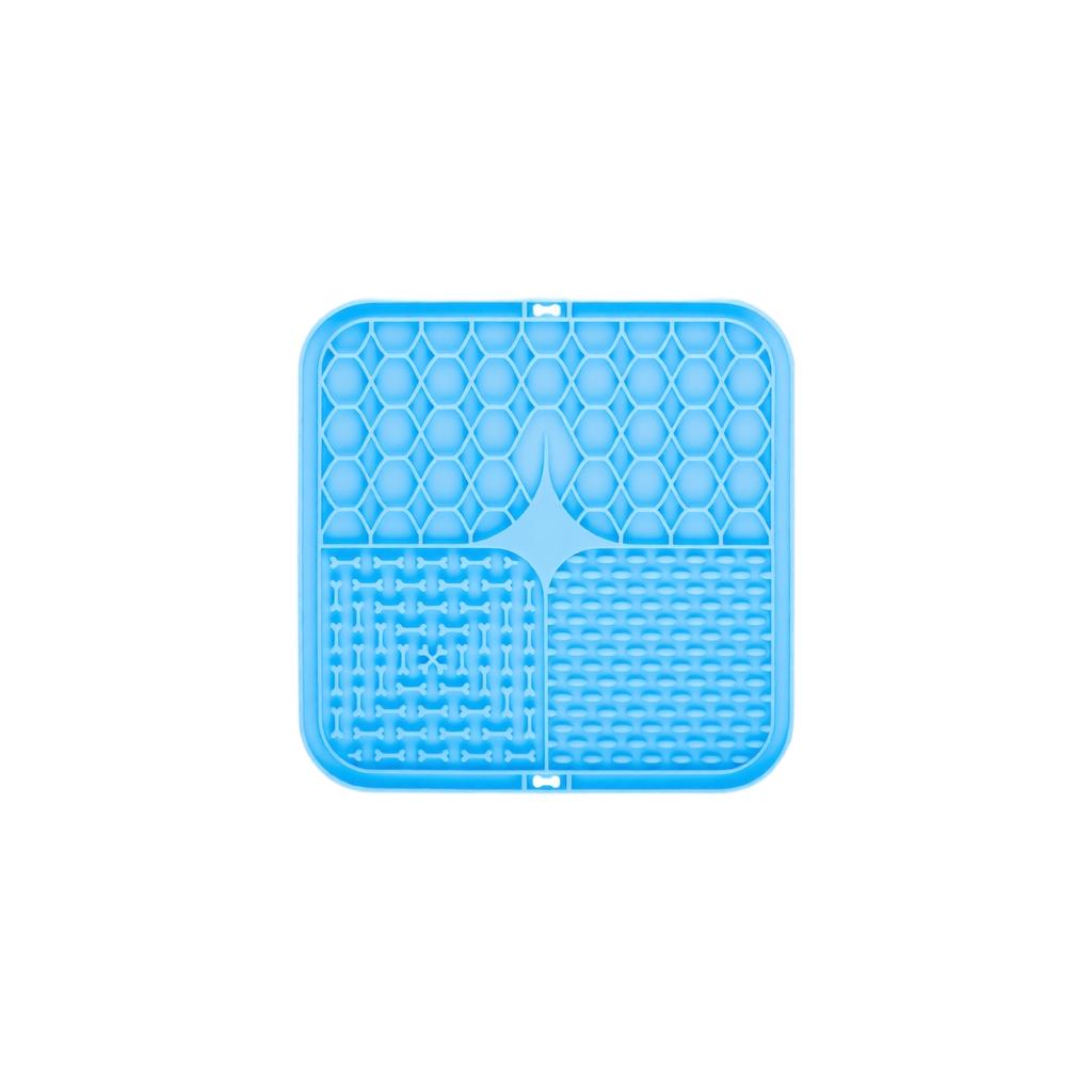 Silicone Slow Feed Lick for Dogs Cats with Suction Cups, Small Size Interactive Feeding Pad to Eating and Mess
