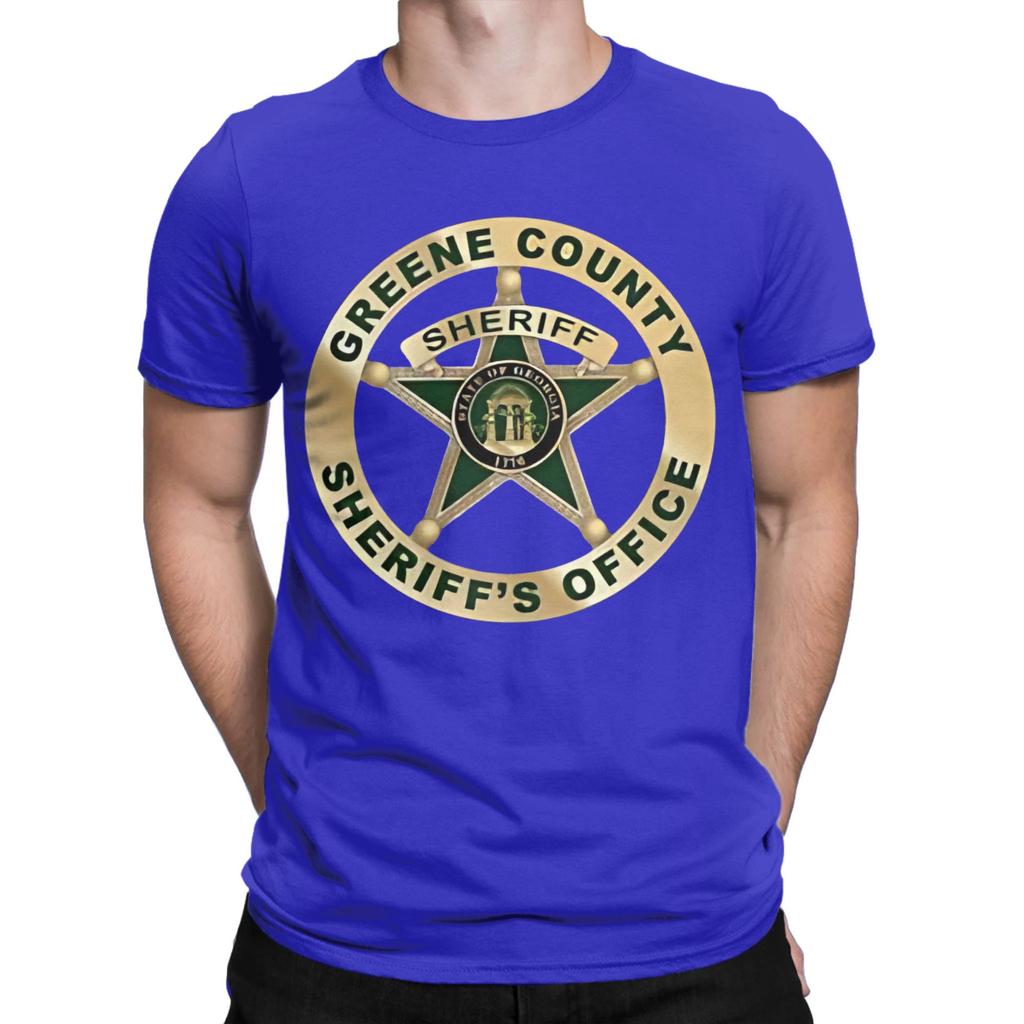 Greene County Sheriff Graphic 100 Cotton Tshirt Deputy Sheriff Office Decor Tees Tops For Unisex
