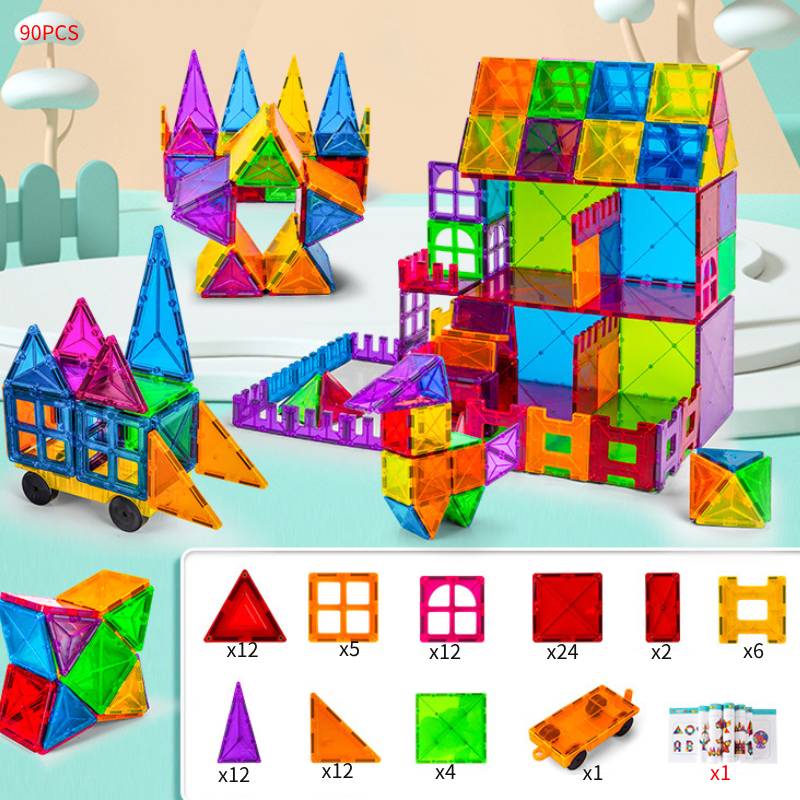 

Mag Genius Детский пазл Магнетизм Строительный блок Профазное образование 90 шт.