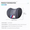 For BMW Car Headrest Lumbar Shoulder Pad Car Pillow Car Pillow Memory Cotton Lumbar Backrest Cushion E93 F10 F20 F30 F40 F15 F25