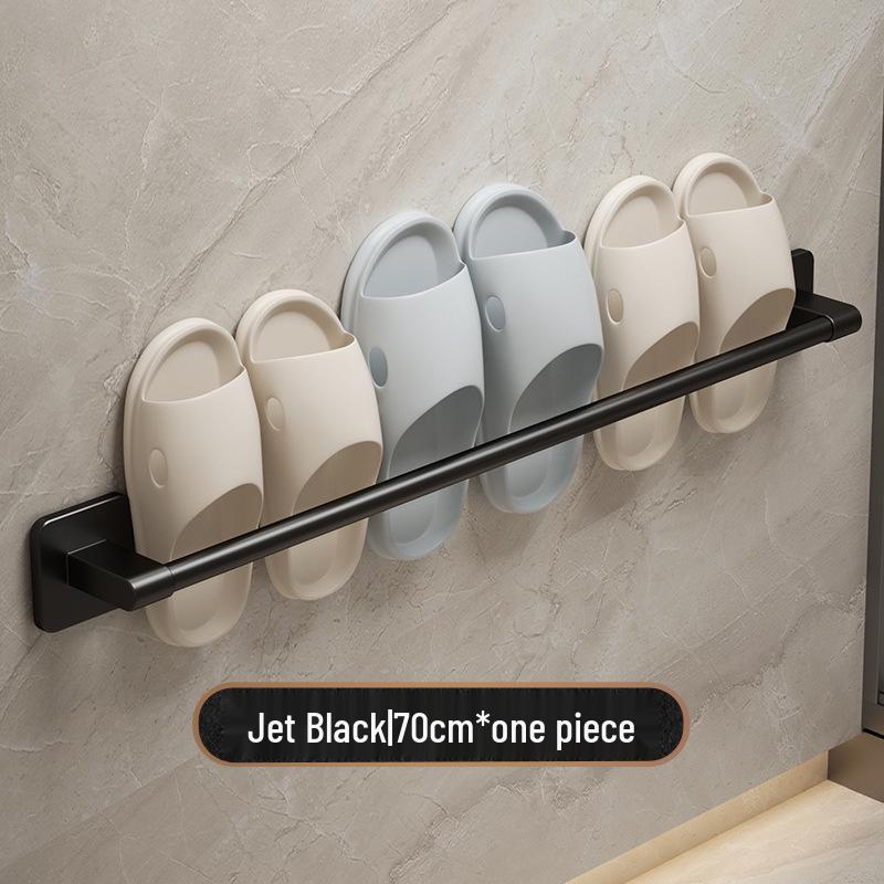 Wall-Mounted Drainable Bathroom Slipper Rack