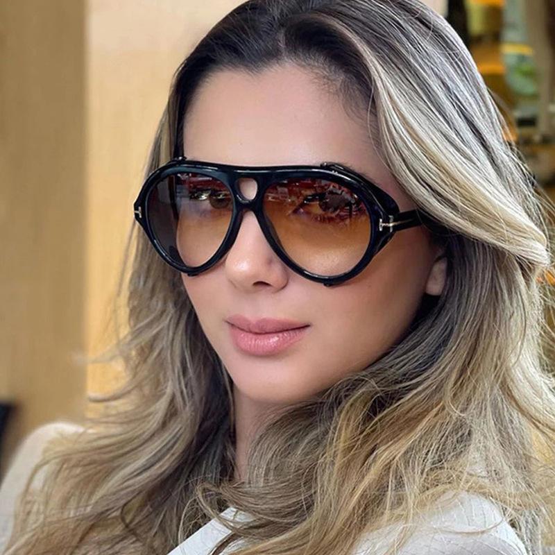 European American New Women's Sunglasses Pilot Shape Anti-reflective Sun Glasses Men Driving Travelling Female Sun Glass