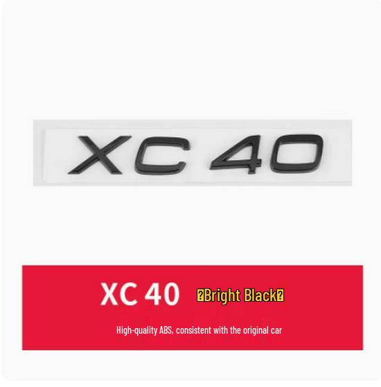 Volvo V60 S90 S80L XC60 XC90 Rear Tail Logo English Letter Sticker