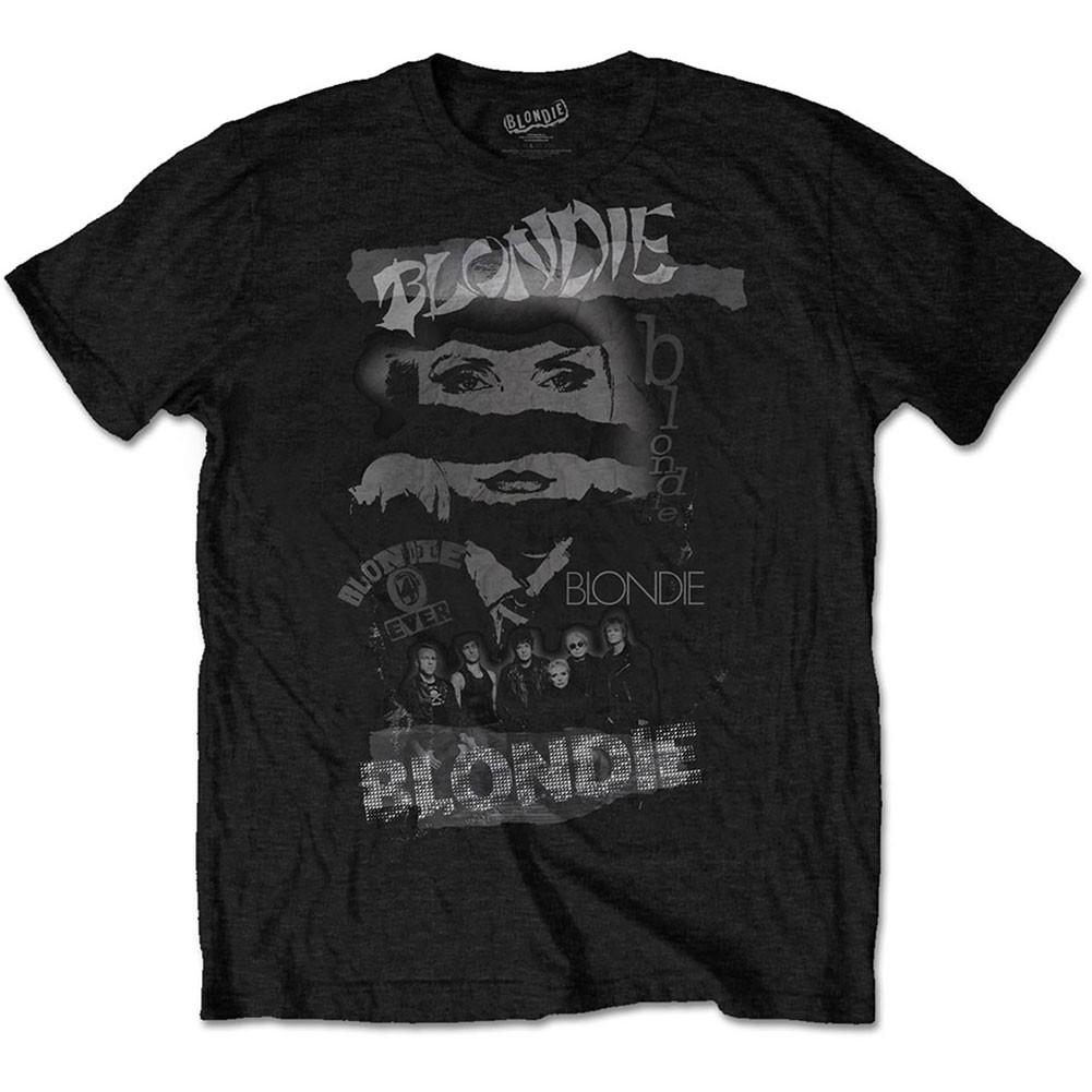 Men s Blondie Mash Up Slim Fit T-shirt Large Black M