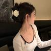1pc Xiaoxiangfengshan Camellia Bow Headpiece Hairclip Female Rear Head Grip Clip Large Shark Clip Premium Spring Clip