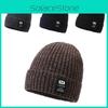 Versatile And Fashionable Men's Knit Cap With Windproof Features For Fall And Winter