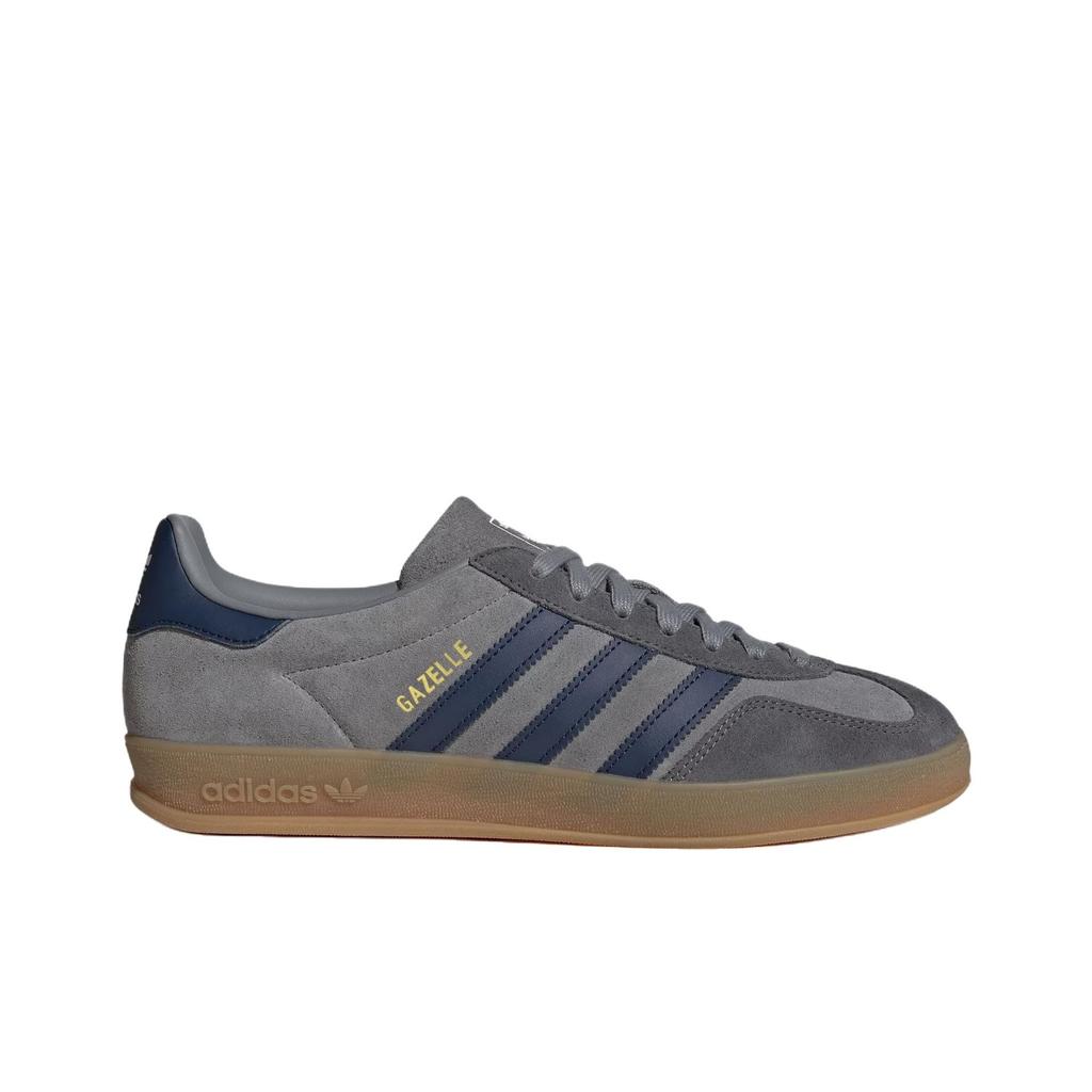 Adidas Gazelle Indoor Grey Night Indigo Unisex Sneakers Grey-Five JQ8397