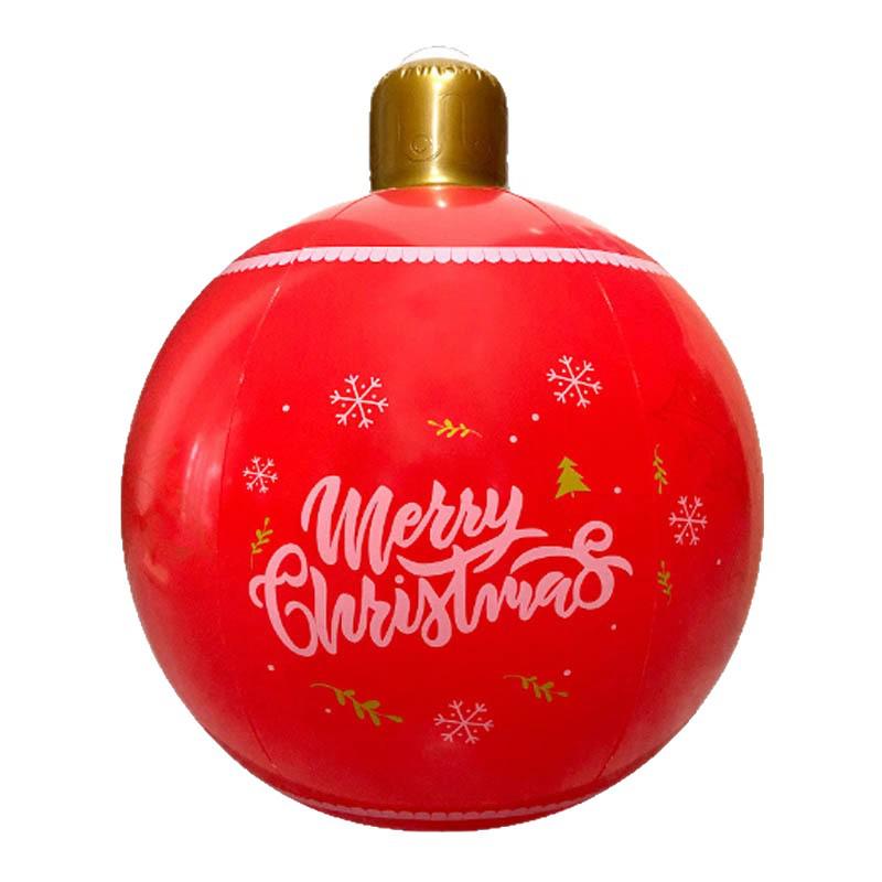 Aufblasbare Weihnachtsbaumkugel für festliche Dekoration
