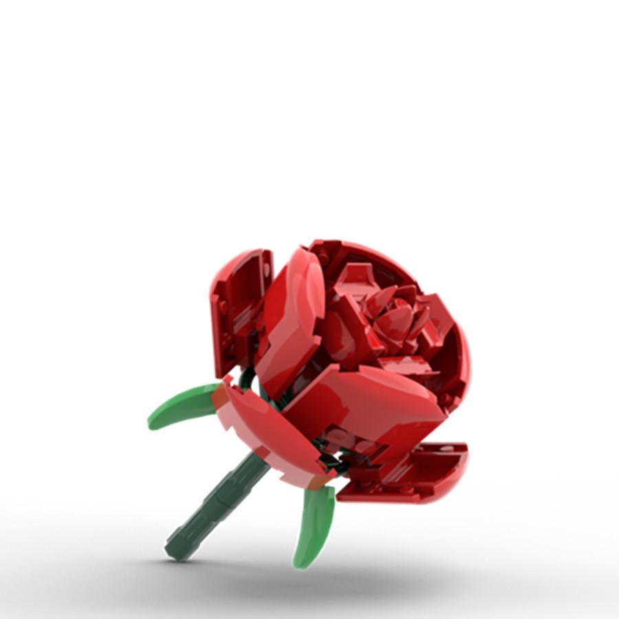 Kompatibilní LEGO Kytice růží Stavebnice Valentýnský dárek pro dívky