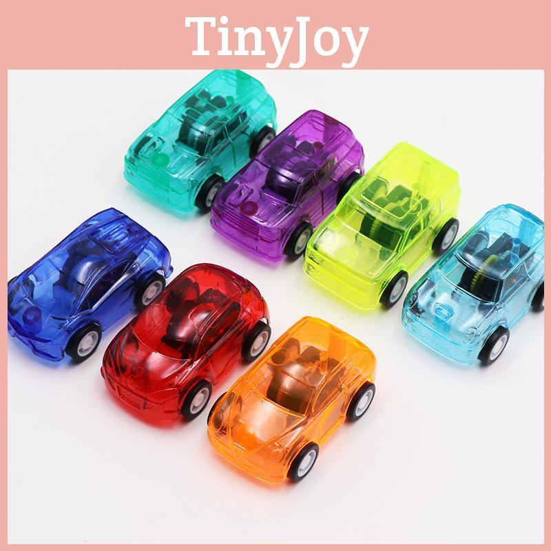 Childrens Mini Cartoon Transparent Spin Drive Car Toy For Brain Development And Handeye Coordination