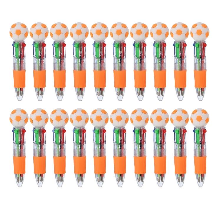 Ballpoint Pen for School Students, 4 Colors in One Retractable Rainbow Pen Multicolor Ballpoint Pen for Class Office