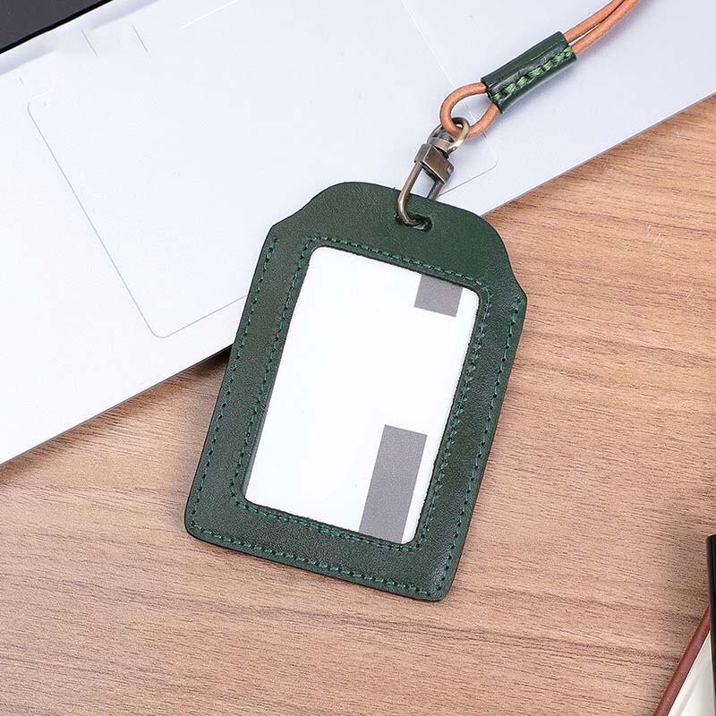 Бизнес-кожаный держатель для ID-карт HuaNaHaiMu One Size