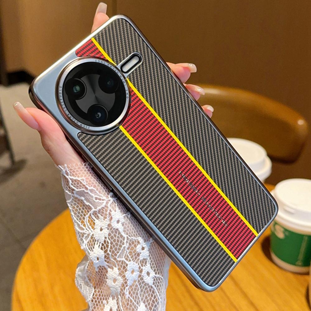 For Xiaomi Redmi K80 5G/Poco F7 Pro 5G Case Fiber Texture Leather+PC Phone Cover