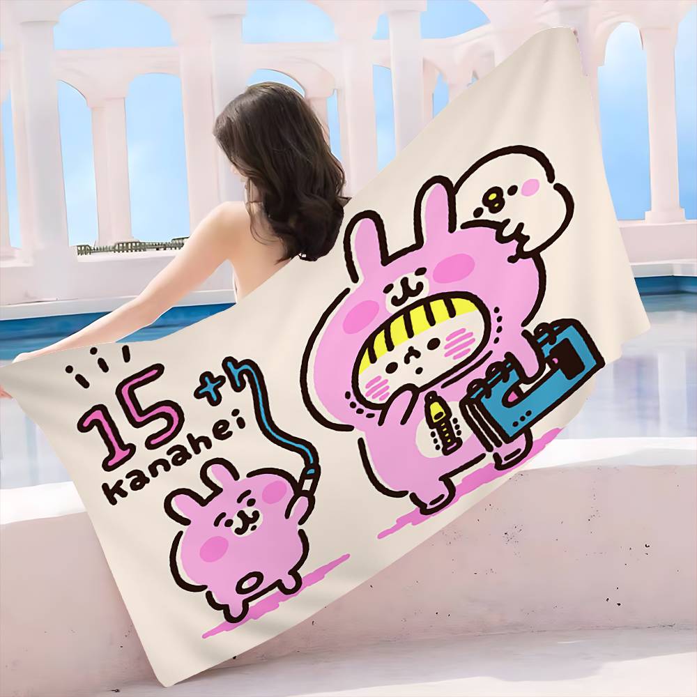 I-Illustrator K-Kanahei Big Microfiber Beach Towels Quick Dry Towel Sand Beach Towels Pool Towel for Travel Swim Pool Yoga