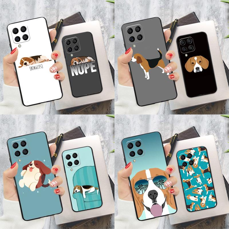Beagle Puppy Dog Case For Samsung Galaxy M15 M55 M13 M23 M33 M53 M31 M51 M14 M34 M54 M20 M30s M12 M32 M52