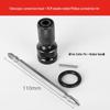 Electric Wrench Conversion Kit: Multifunctional Air Impact, Drill Chuck, Socket & Universal Connector.