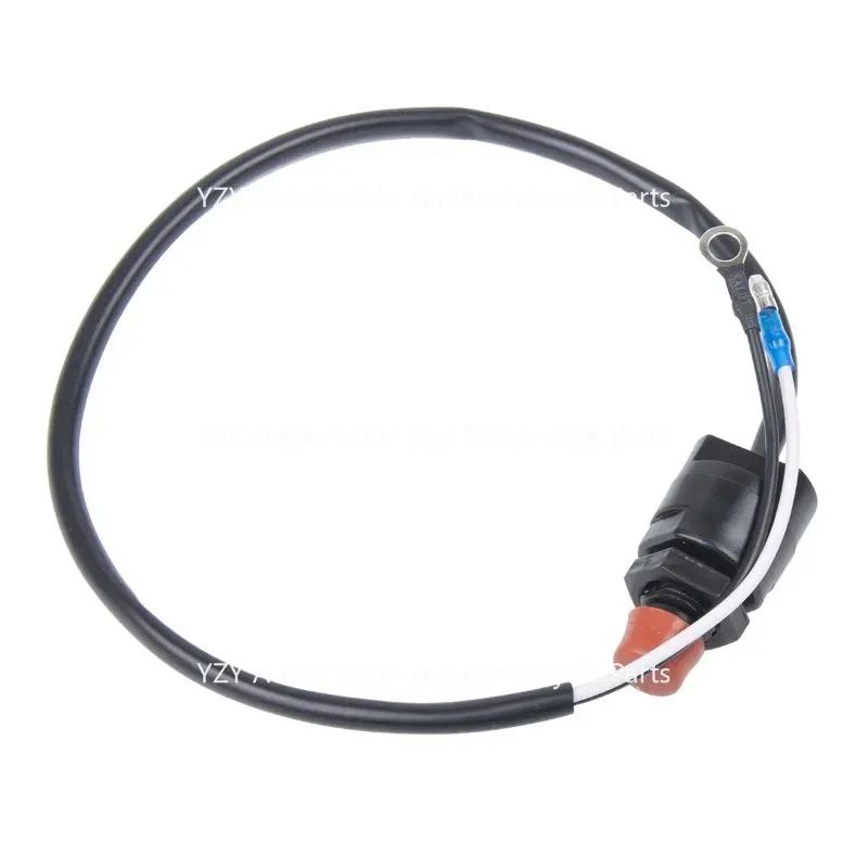 Boat Outboard Switch Engine Motor Lanyard Kill Urgent Stop Button, Safety Connector Cord Compatible for Suzuki Honda