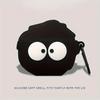 Black Silicone Earphone Case For AirPods 4 3 2 1 Pro2 Cover TPU Headphone Charing Box For AirPods Pro 2 2nd 4th Cases With Hook