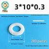 Thickened Nylon Plastic Flat Washer: Hard Plastic Gasket M2-M16