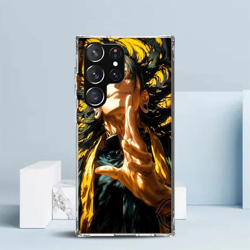 

Kaisen J-Jujutsu Geto Suguru Phone Case For Samsung Galaxy S24 S25 Edge S26 Ultra S22 S23 Plus S21 + S20 FE Soft TPU Back Cover Samsung S21