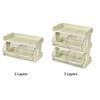 Space Saving Storage Drawer Rack Multi-layers Kitchen Organization Plate  Cosmetics