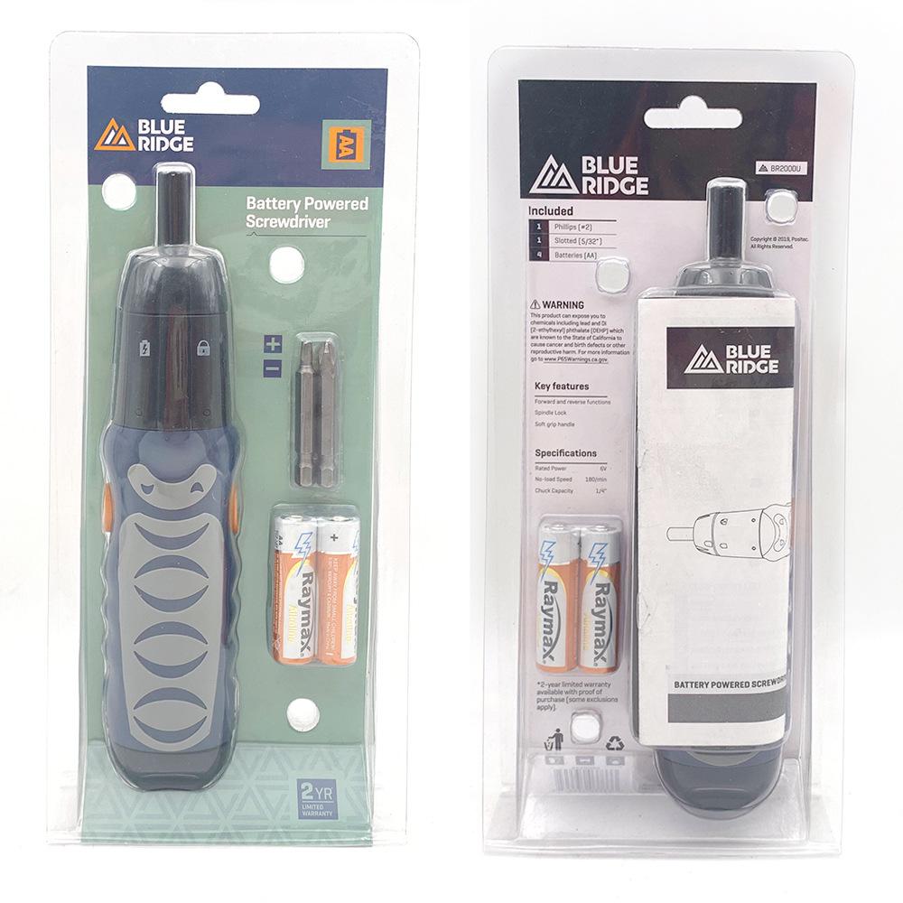 6V Portable Electric Screwdriver Set with Straight Handle
