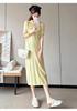Maternity Summer Trendy Plus Size Knit Dress: Casual, Slimming & Versatile