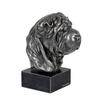 Shar Pei - Figur auf Marmor, mit silbernem Metall überzogen, handgefertigt, Marke Art-Dog