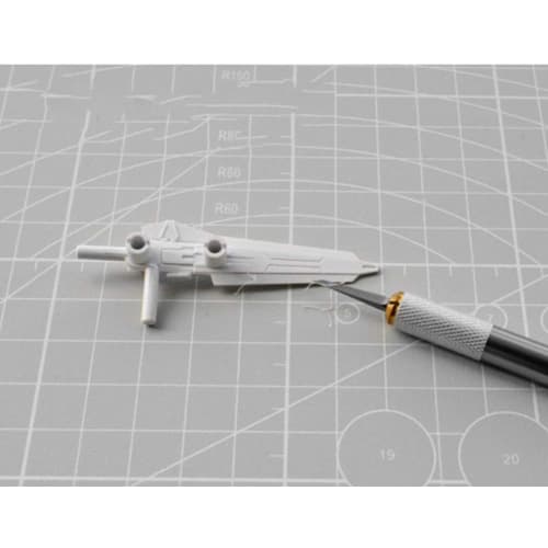 Nelbons FLASH HG Narrow Carving Chisel, Flat Blade (0.1mm-1.0mm) - Zangi Series, Carbide Carving (RG, MG Set (0.125/0.15/0.2/0.5))