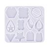 Geometric Earring Mold DIY Necklace Pendant Flower Crystal Epoxy Resin Molds