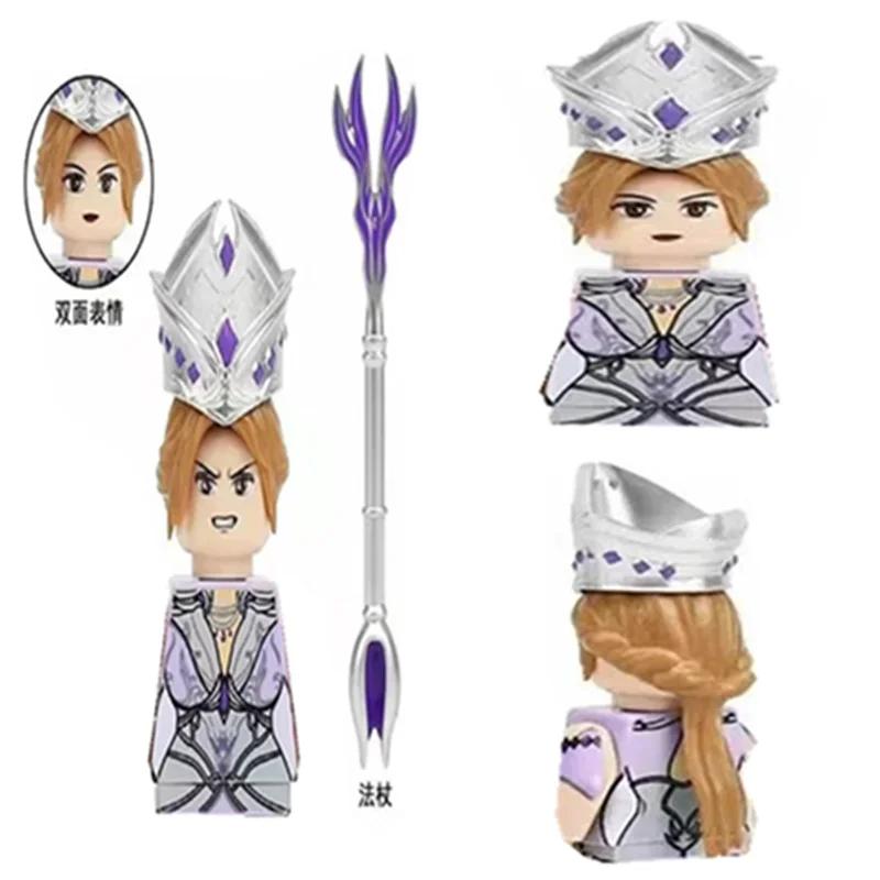 Anime Figure Mini Building Block Figurine, Sea God, Tang San Assassin Model, Children's Assembled Building Block Puzzle Toy Gift