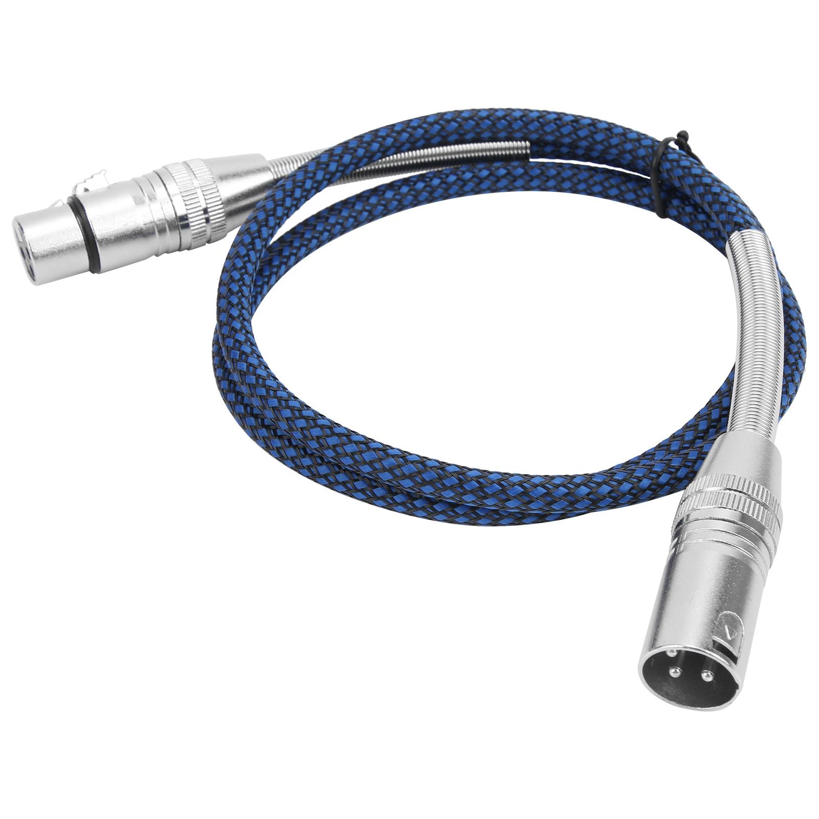 

Микрофонный кабель Бескислородная медь Балансный провод для Видеокамеры Микшера Аудиоусилителя XLR Папа к 1m / 3.3ft