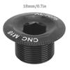 2Pcs High Strength Bicycle Crank Arm Bolts 18mm Crank Arm Screws  Cycling Parts