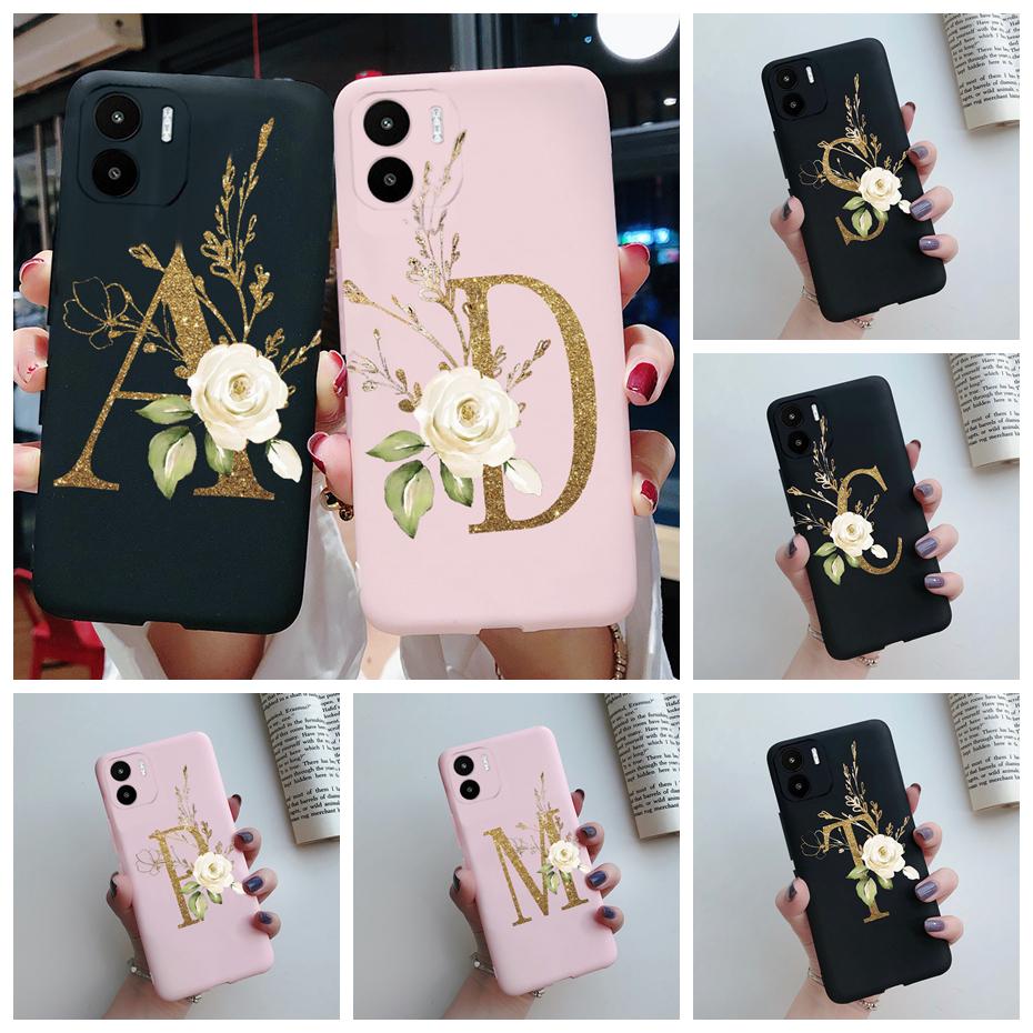 For Redmi A2 Plus Case Funda Cute Letter Soft Silicone Phone Case For Xiaomi Redmi A2 Plus Case Cover Bumper for Redmi A2+ Coque