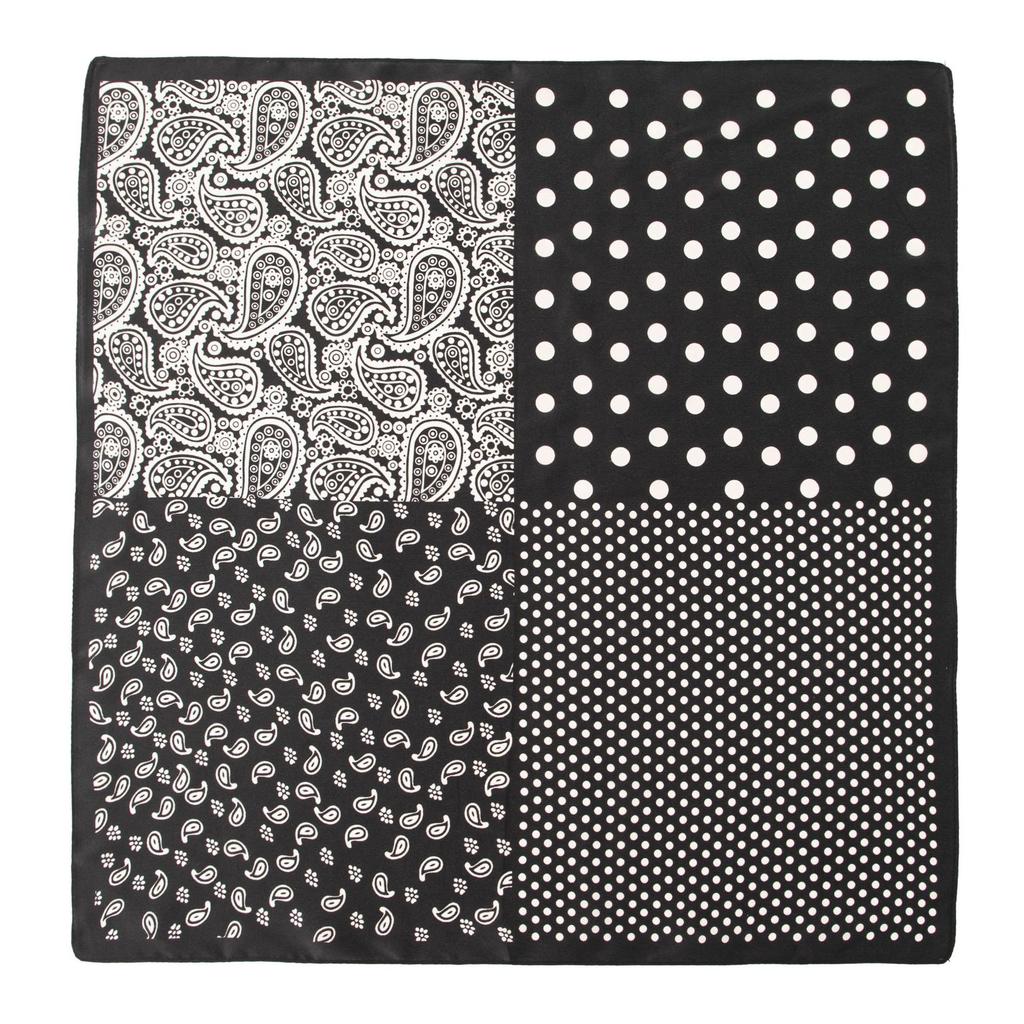 Cashew silk scarf 100% mulberry four seasons square scarf premium printing bag strap student headband