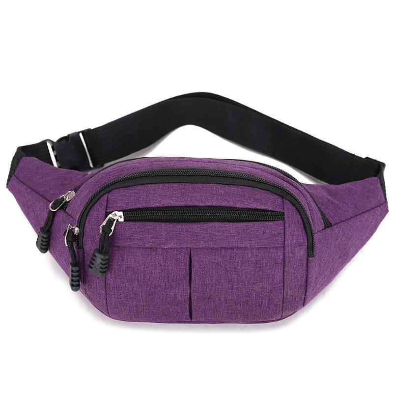 Sports Multi-functional Fanny Pack Men and Women Large Capacity Cash Register Bag Business Fanny Pack Multi-compartment Waist Bag Outdoor