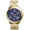 MK5923 Parker Gold-Tone Logo Glitz Quartz Women's Watch