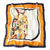 Foreign Style Small Silk Scarf 71cm Square Scarf Hangzhou Silk Imitation Silk Scarf Professional Women's Scarf Decorative Small Silk Scarf