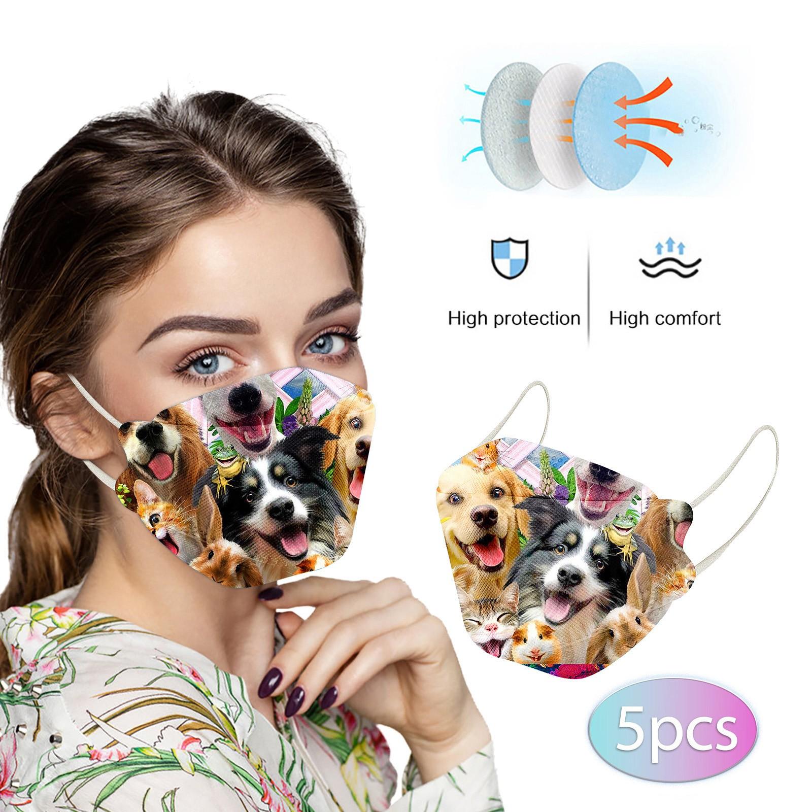 

Adult Outdoor Mask Droplet And Haze Prevention Fish Non Woven Face