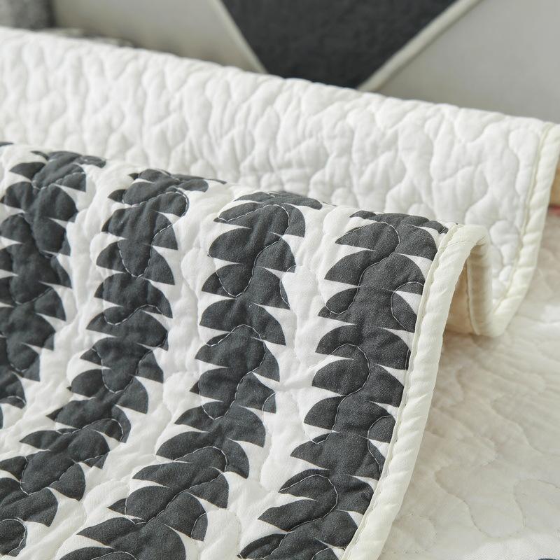 Nordic Trend Elements Cotton Sofa Cushion Non-Slip Four-Season Universal Cotton Cover Cloth Pure Cotton Fabric Sofa Towel