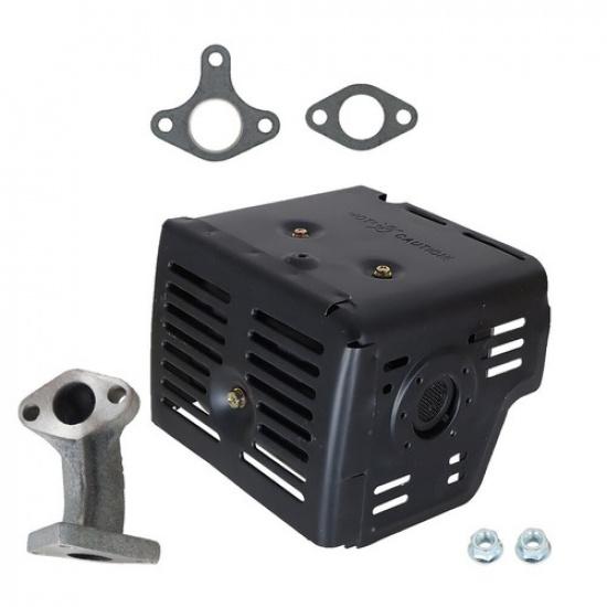 GX340 Muffler Exhaust Fits For Honda GX390 11HP & 13HP With Manifold & Nuts