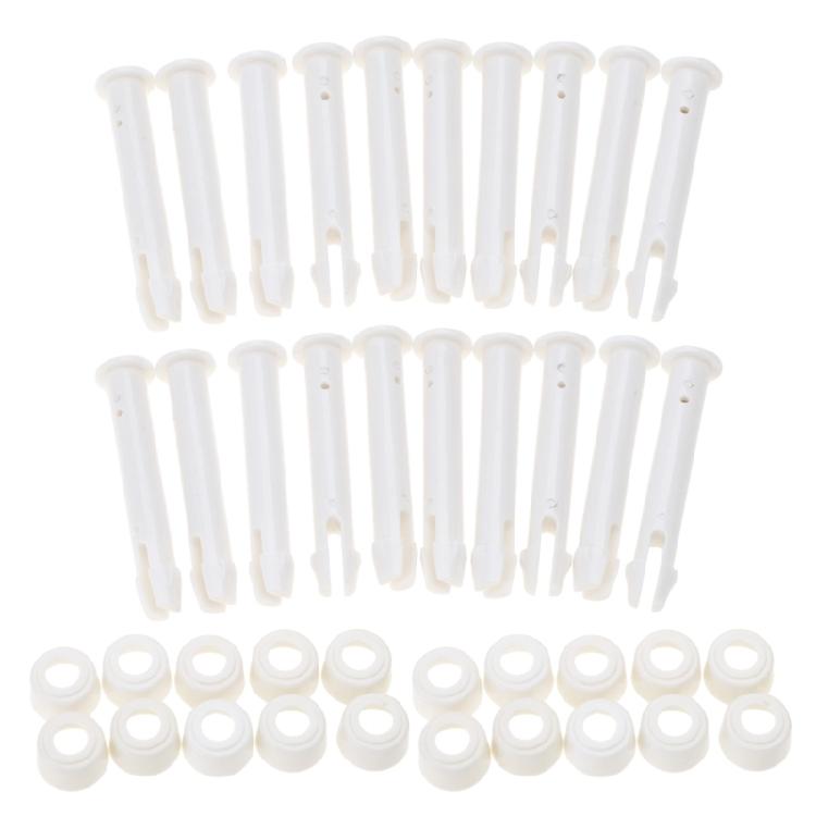 Улучшенные пластиковые штифты для стыков бассейна 20 шт. Запасные зажимы для бассейна 5,5/6 см 5.5cm
