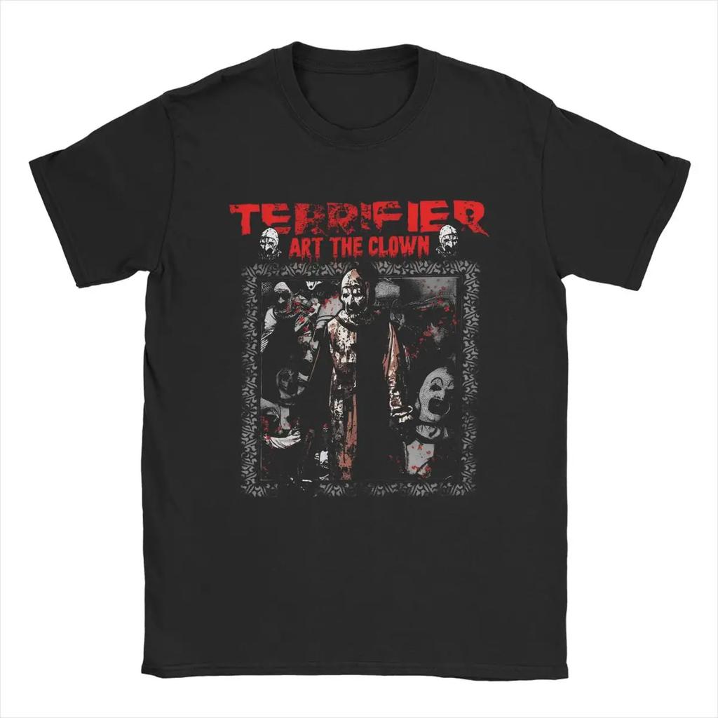 Men Women's Santa Art The Clown Terrifier 3 Horror Movie Christmas Graphic T Shirt Apparel T Shirts Tee Clothing Original